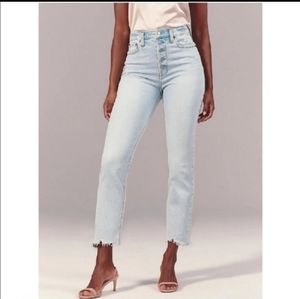 Abercrombie & Fitch Light Blue High Rise Jeans
